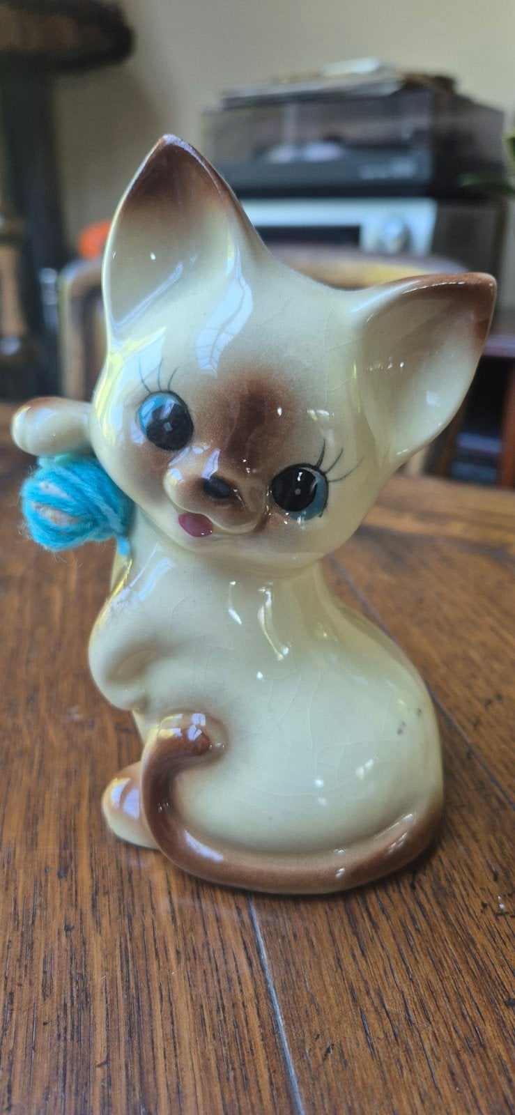 Vintage Kat Spaarpot Jaren '50 - Charmante Retro Decoratie, Ophalen of Verzenden, Zo goed als nieuw