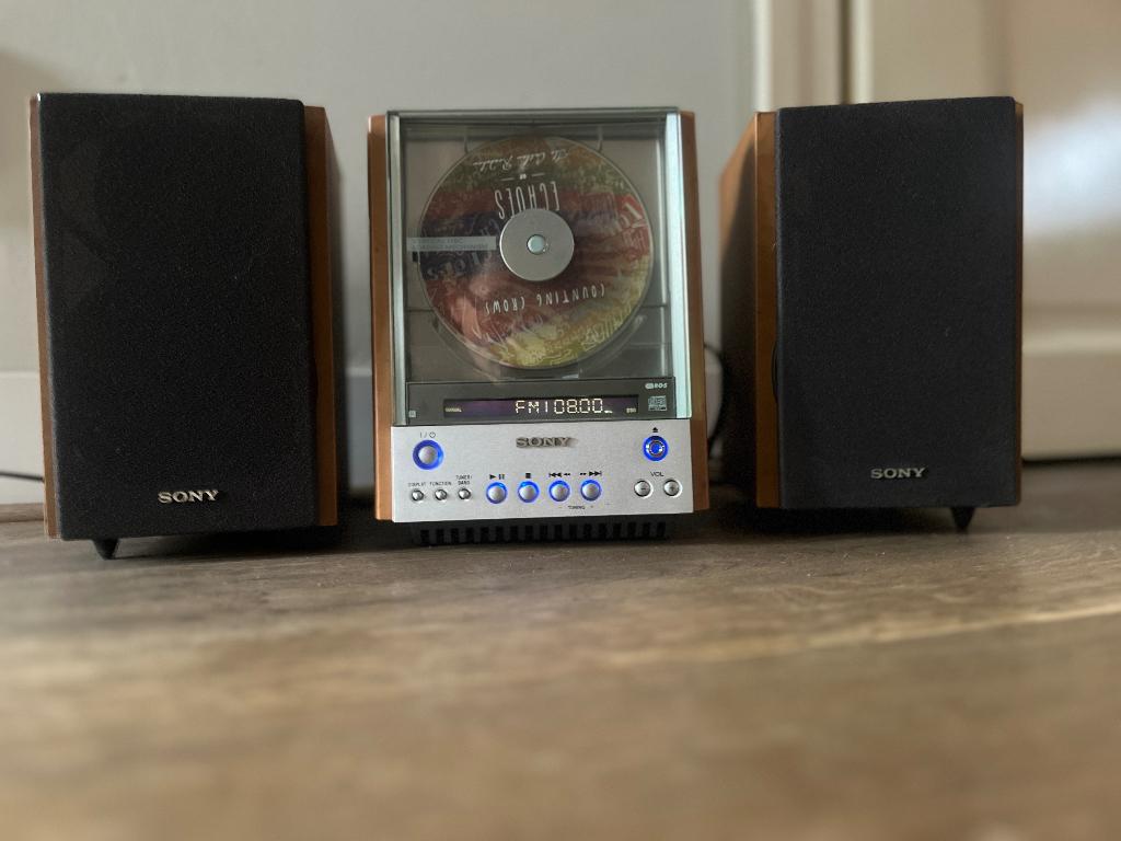 Sony cmt-ex1 + full CD collection, Audio, Tv en Foto, Stereo-sets, Ophalen, Gebruikt, Speakers, Sony