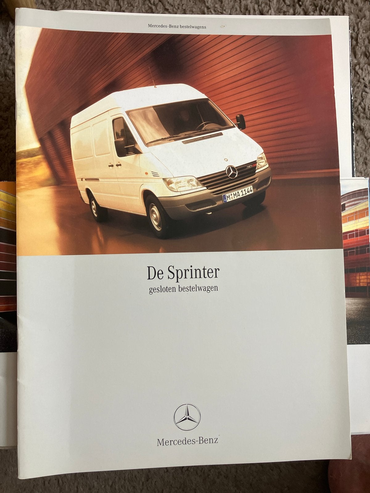 Mercedes-Benz Sprinter Bestelwagen Brochure, Boeken, Ophalen of Verzenden, Gelezen, Mercedes