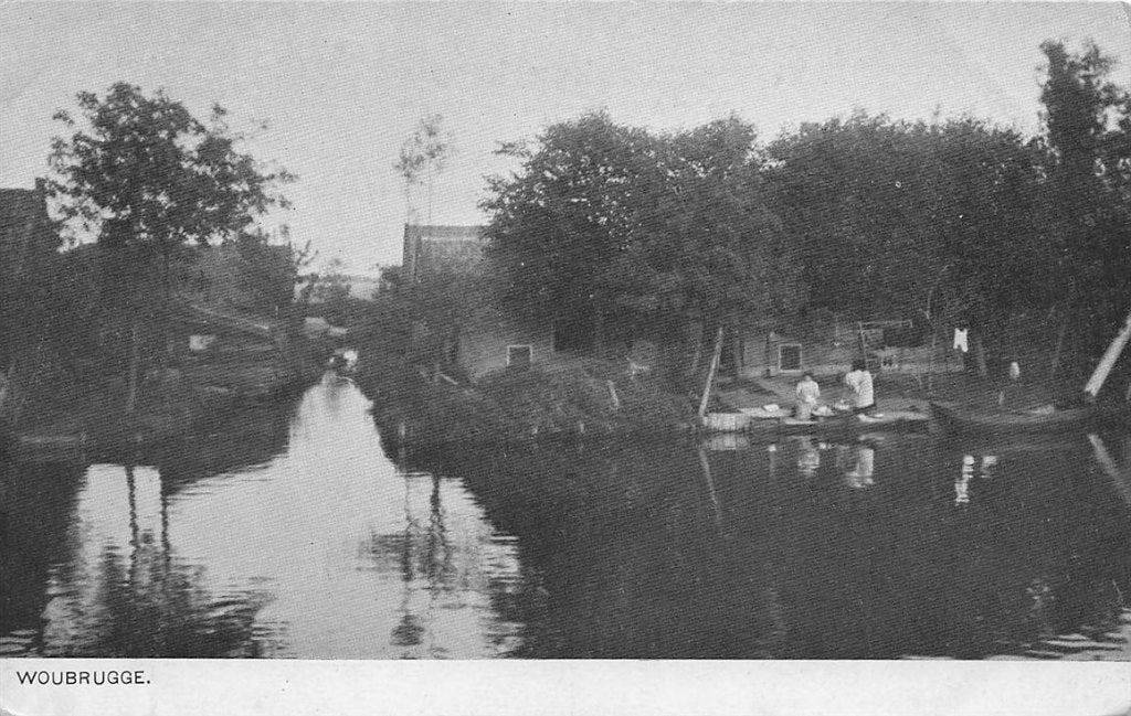 703-104-017 Woubrugge, Ophalen of Verzenden, Voor 1920, Zuid-Holland