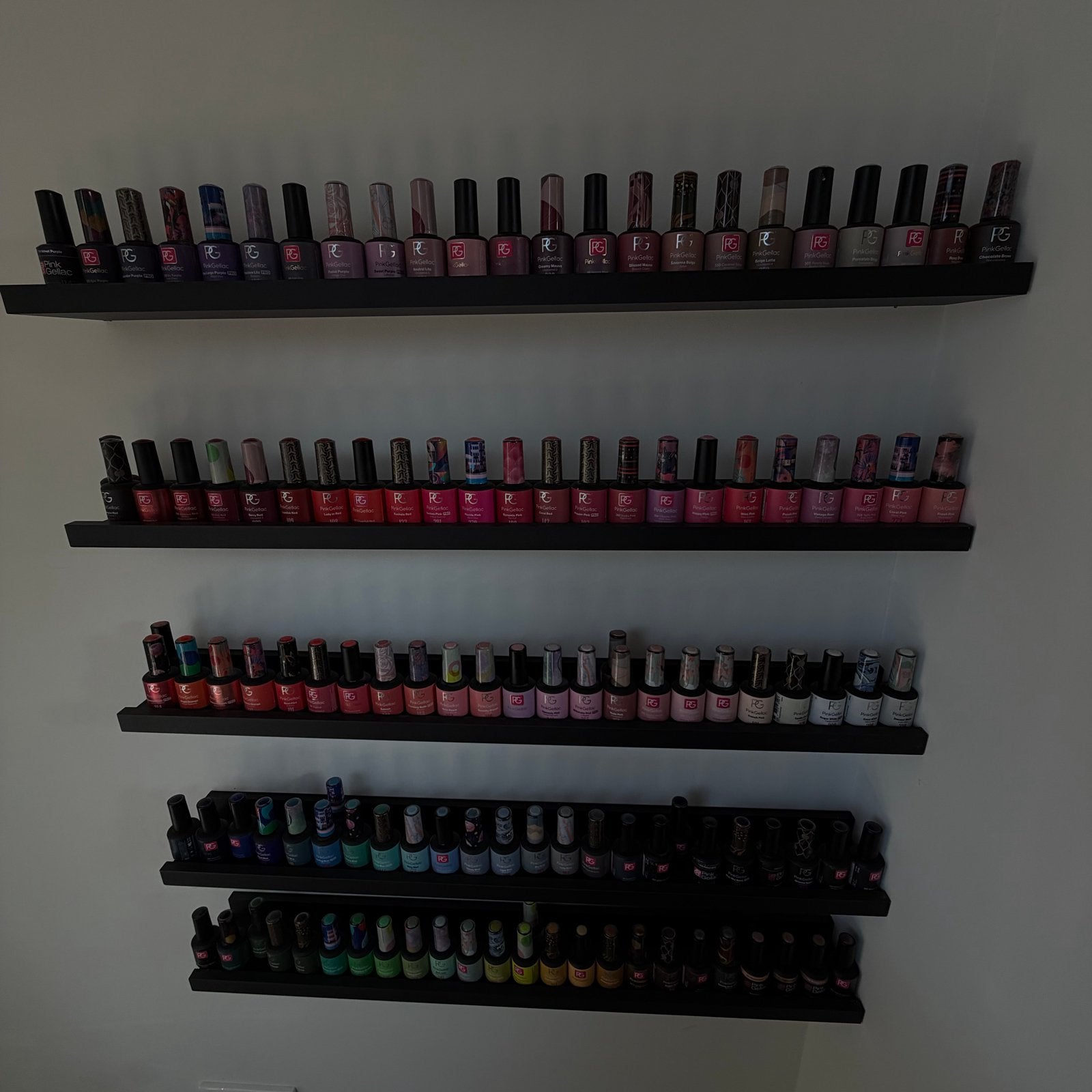 Complete Pink Gellac Nagelstudio Set - 163 Lakjes & Meer, Ophalen, Gebruikt