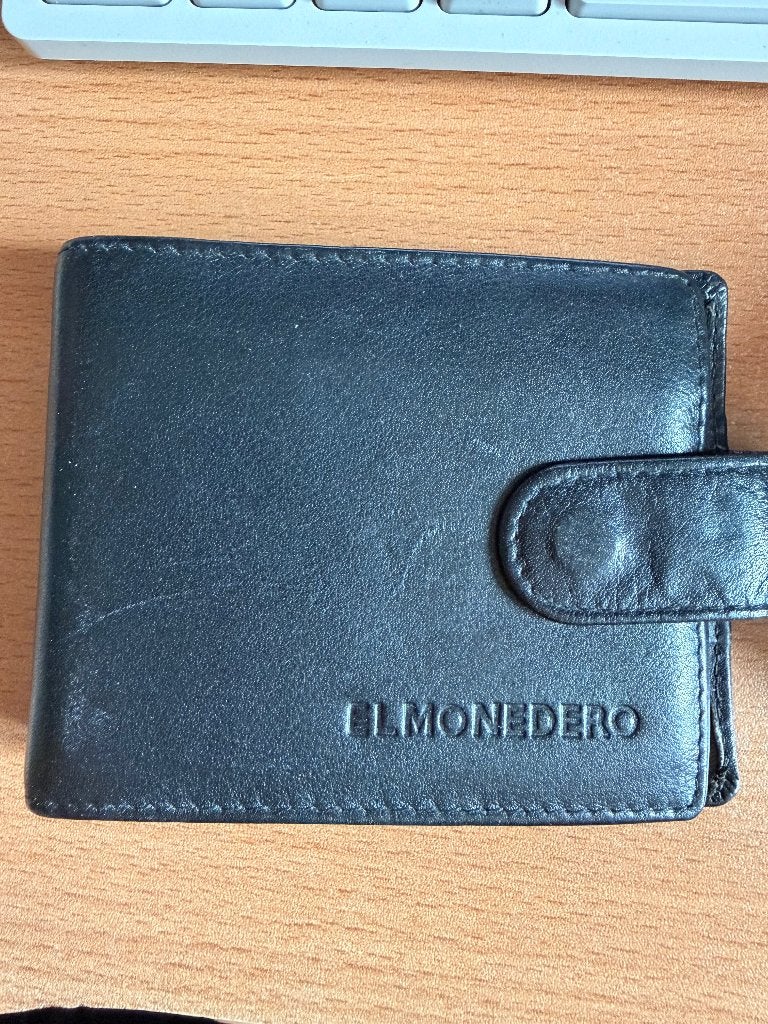 Pasjes, Sieraden, Tassen en Uiterlijk, Portemonnees, Overige merken, Gebruikt, Zwart, Ophalen of Verzenden