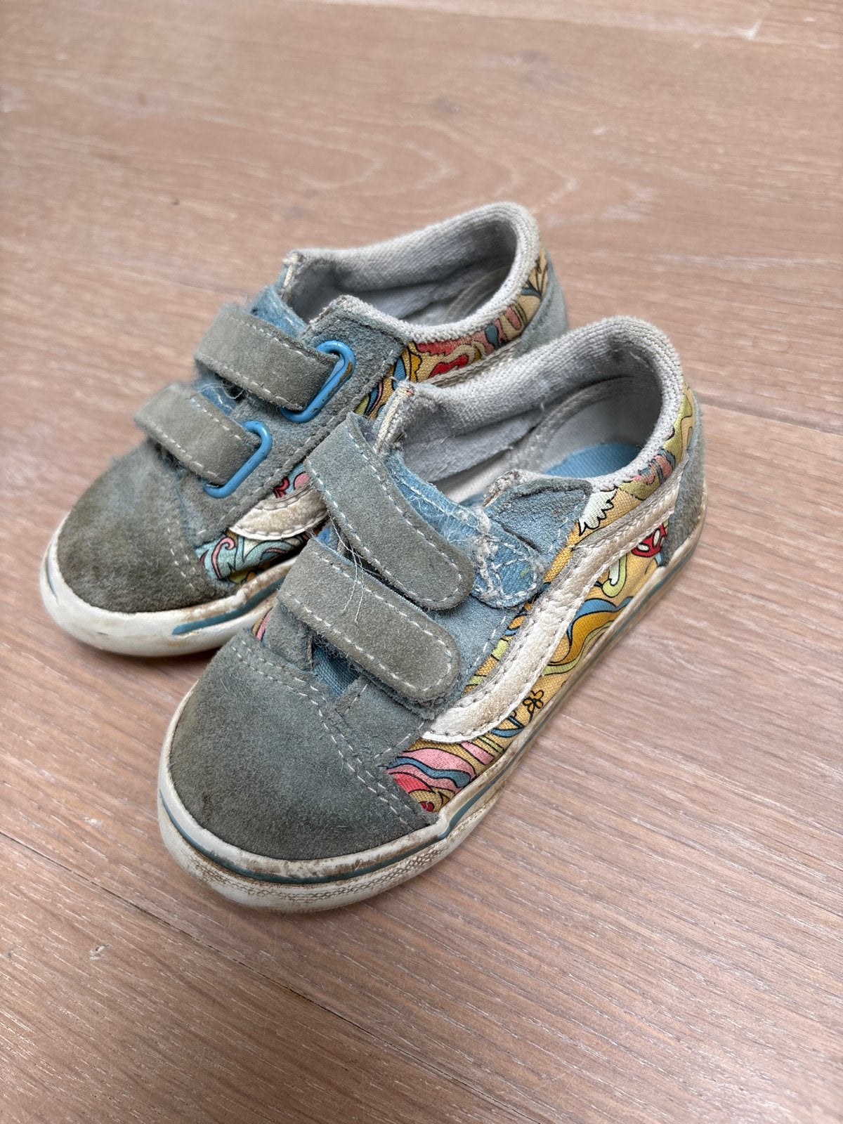 Vans Old Skool klittenband sneakers maat 23.5, Ophalen, Gebruikt, Jongen of Meisje, Schoenen