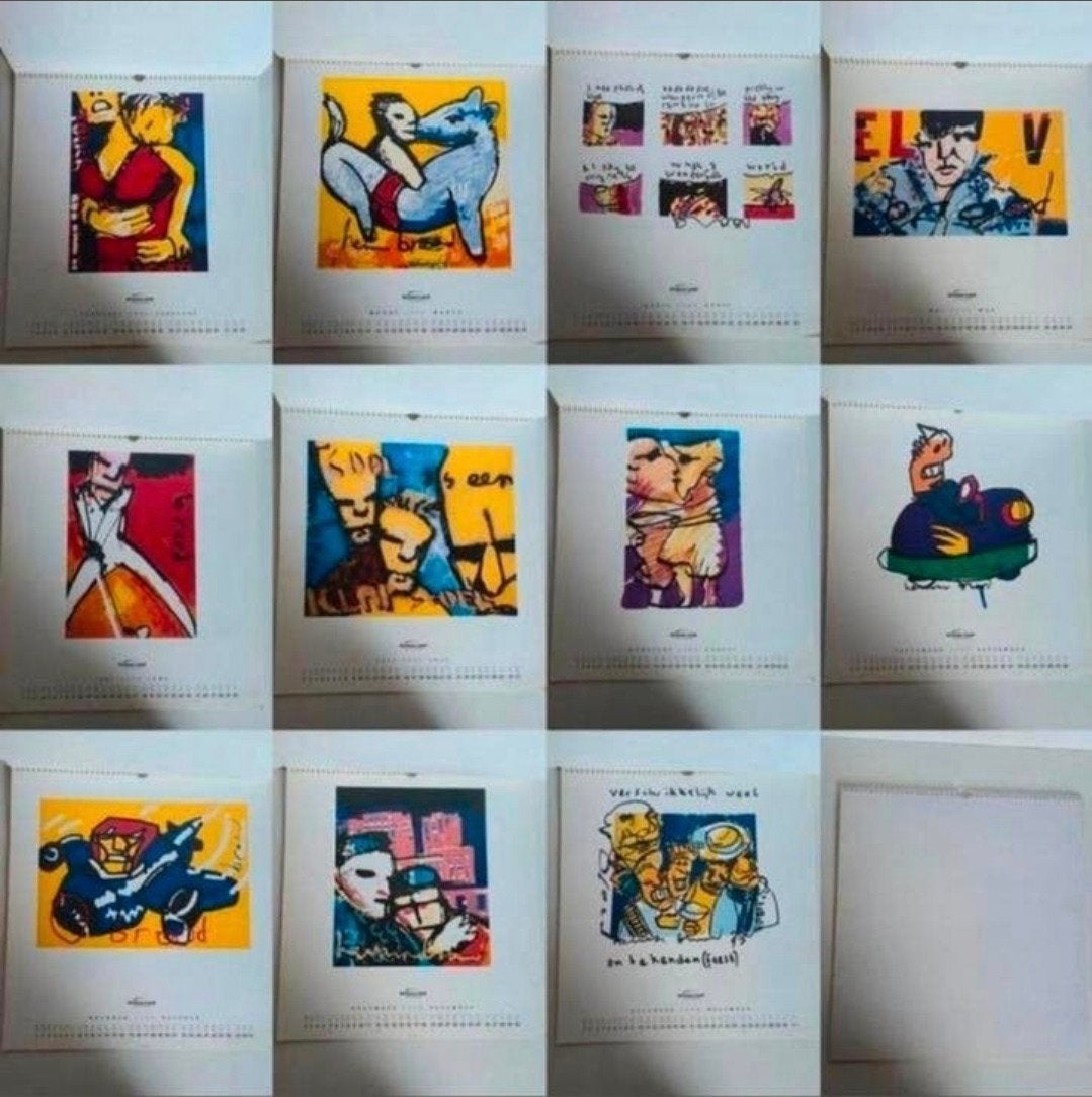 Originele Herman Brood kalender uit 2000., Ophalen of Verzenden, Boek, Tijdschrift of Artikel