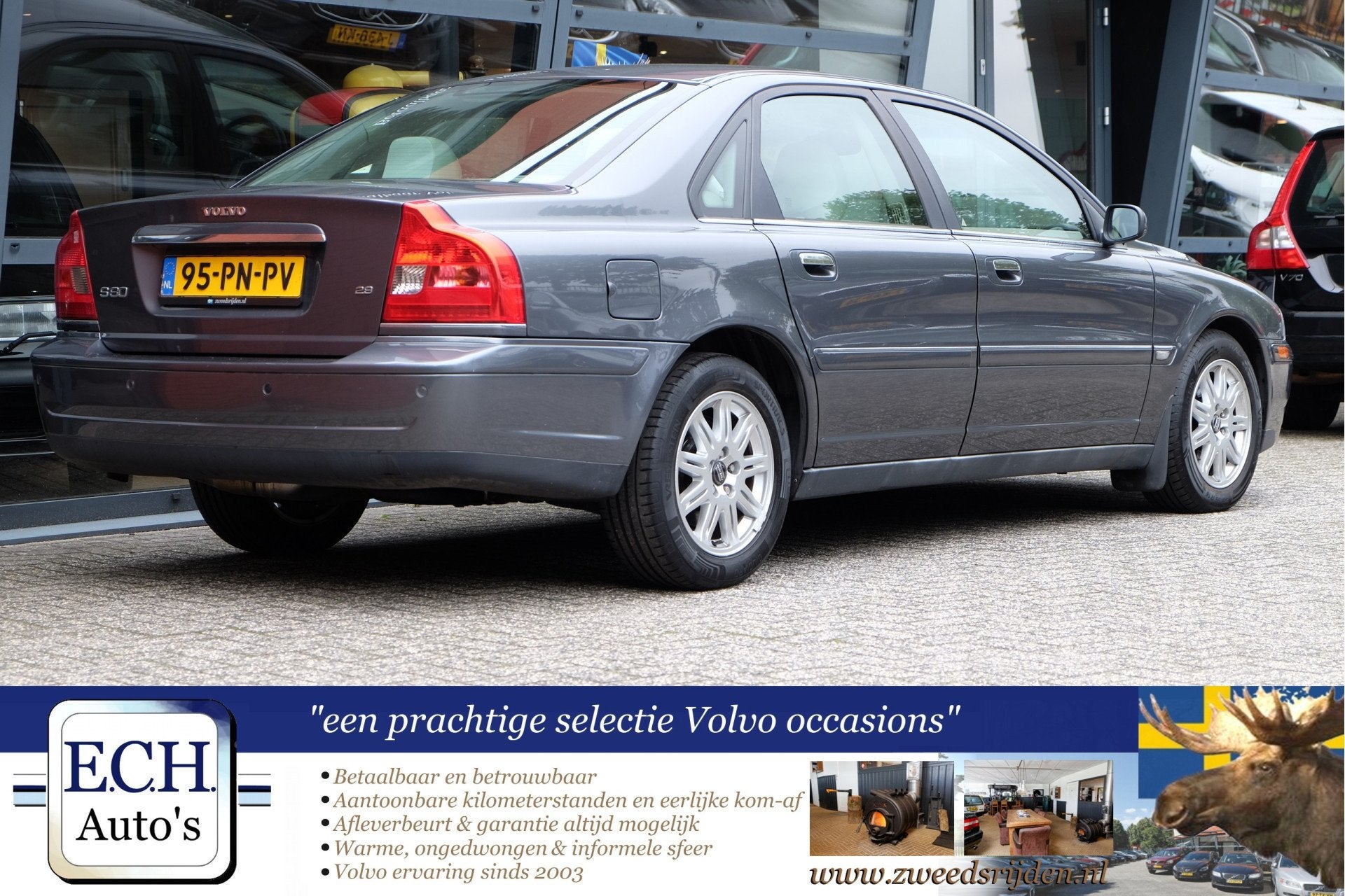 Volvo S80 2.9 Automaat 6-cilinder, Stoelverwaming (bj 2004), Auto's, 196 pk, Leder en Stof, 2922 cc, Origineel Nederlands