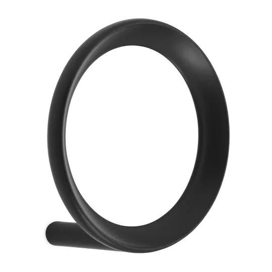 2x Normann Copenhagen Loop kapstokhaak medium zwart (nieuw), Verzenden, Nieuw, Metaal, Wandhaken