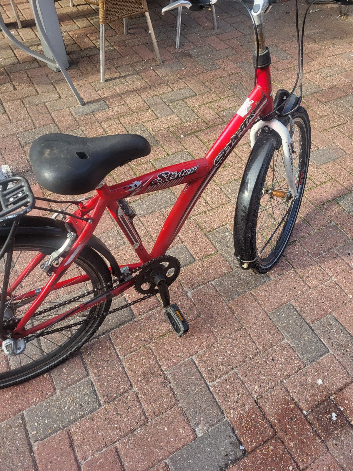 Sparta Spider kinderfiets - Rood, Terugtraprem, Sparta, Gebruikt, Minder dan 49 cm
