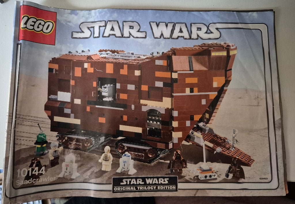 lego star wars 10144 sandcrawler met GBA OVP minifigs ZGAC, Verzenden, Gebruikt, Overige typen