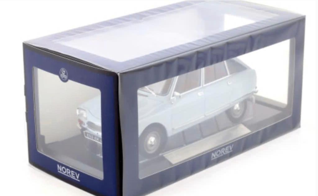 Citroen Ami 8 Club 1969 Thasos Blauw L.E. 1/18 NOREV 181669, Hobby en Vrije tijd, Modelauto's | 1:18, Verzenden, Nieuw, Auto, Norev