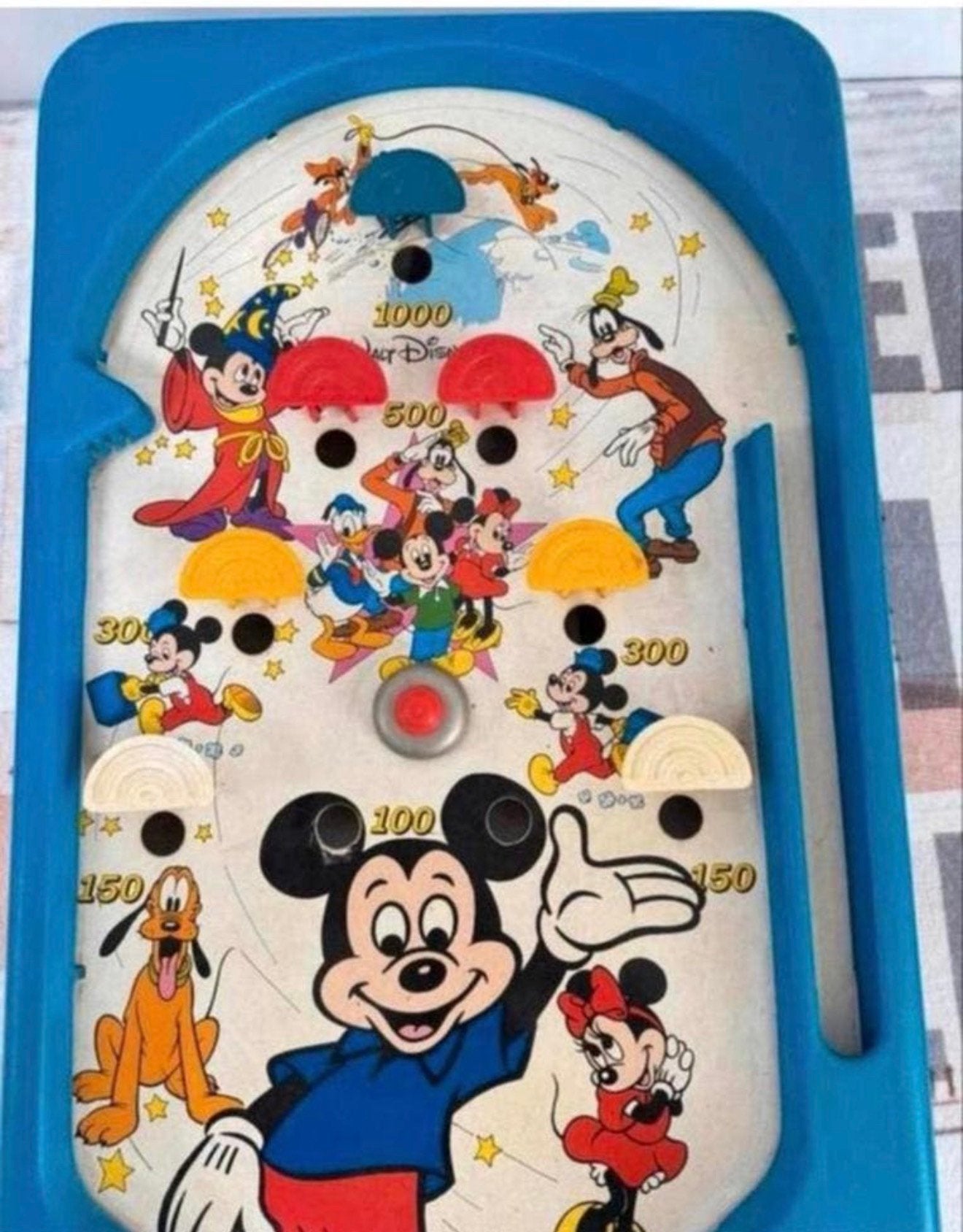 Walt Disney 1960-1970 vintage Flipperspel Flipperkast Mickey, Mechanisch, M, Ophalen of Verzenden, Zo goed als nieuw