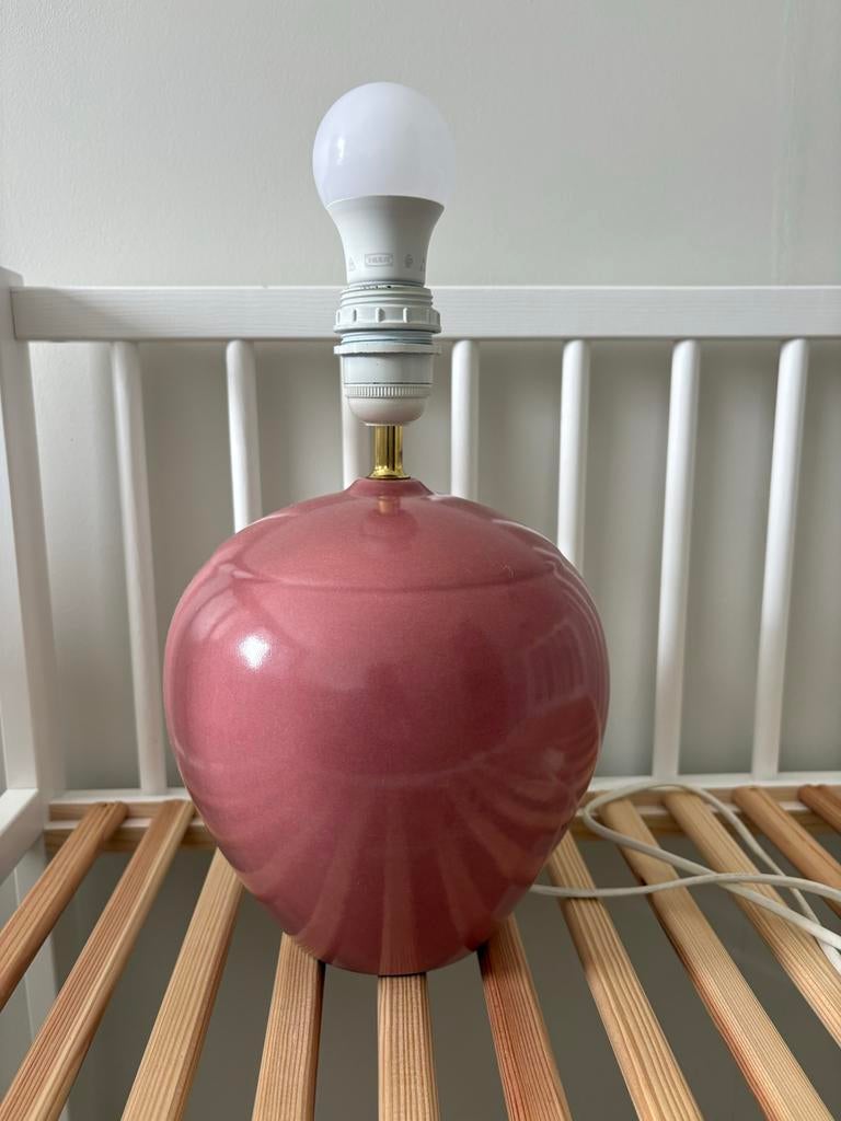 Vintage keramische tafellamp jaren '80 - Zo goed als nieuw, Ophalen, Zo goed als nieuw, Overige materialen, Minder dan 50 cm