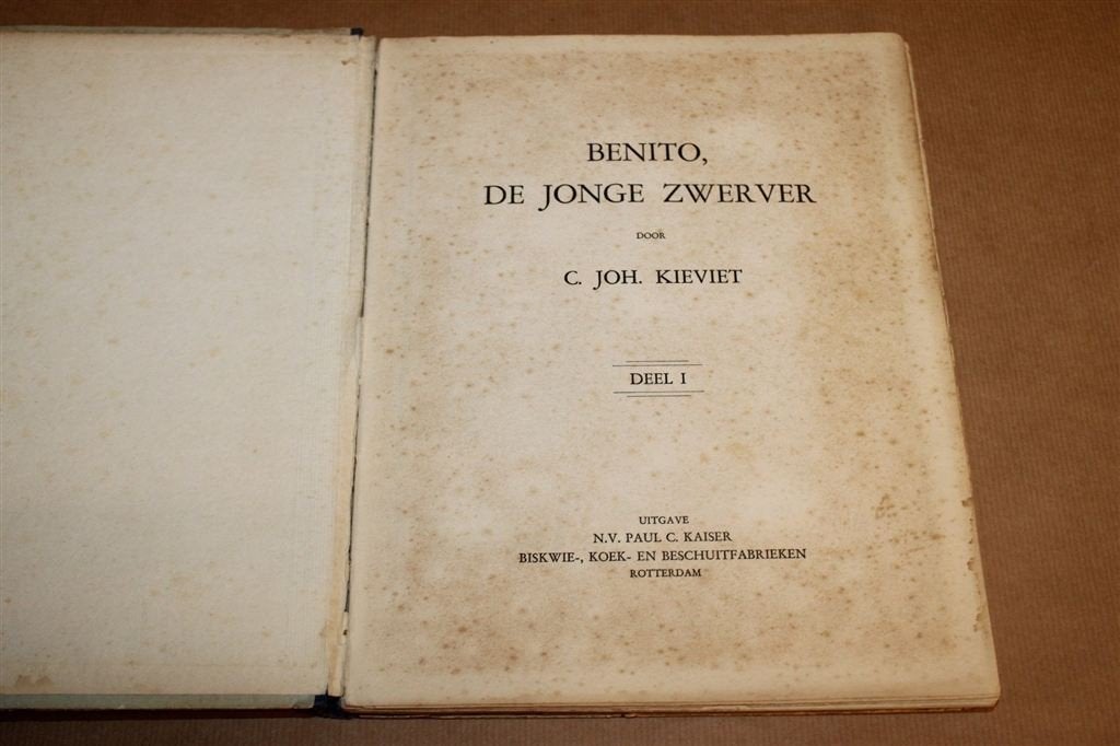 Benito de Jonge Zwerver Deel 1 — Kaiser 1930 Compleet, Ophalen of Verzenden, Gelezen