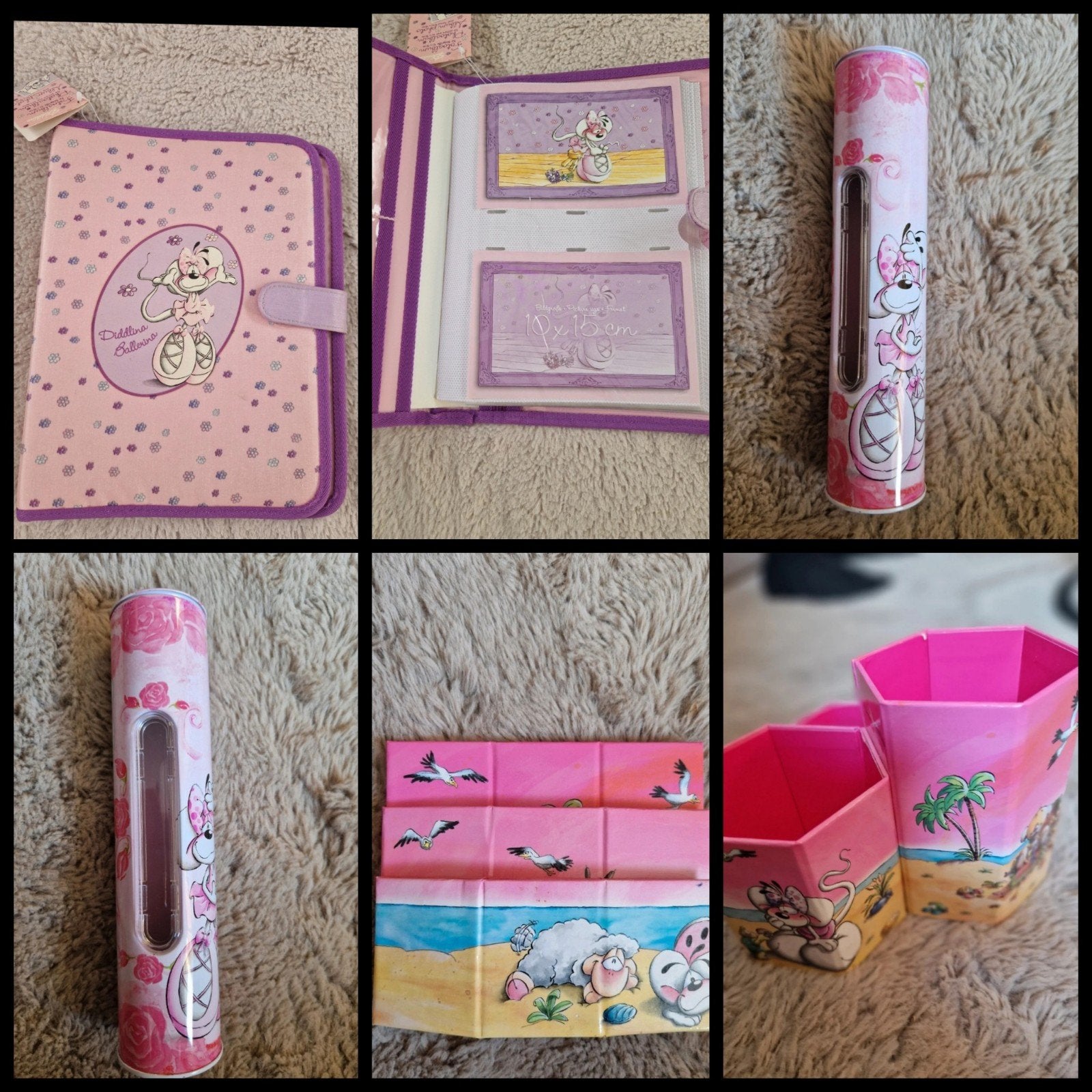 Diddl foto album, pennebakje en spaarpot., Ophalen of Verzenden, Papier, Kaart of Schrift