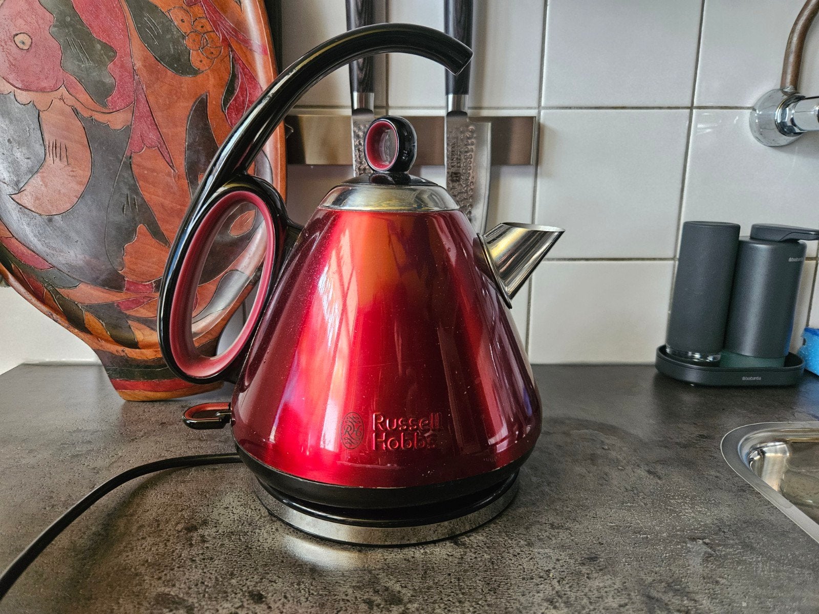 Waterkoker 1.7L Russell Hobbs Legacy 21281-70, 1 tot 2 liter, Ophalen of Verzenden