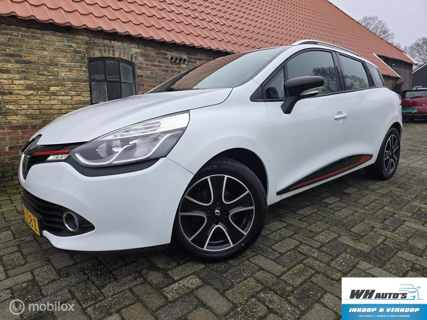 Renault Clio Estate 0.9 TCe Dynamique|NAVI|LED, Auto's, Voorwielaandrijving, Wit, Origineel Nederlands, Handgeschakeld