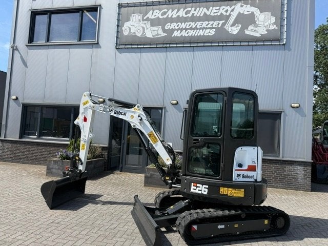 Bobcat E26 2500u Minigraver Minikraan SLP/SRT ZGST, Zakelijke goederen, Ophalen of Verzenden, Graafmachine