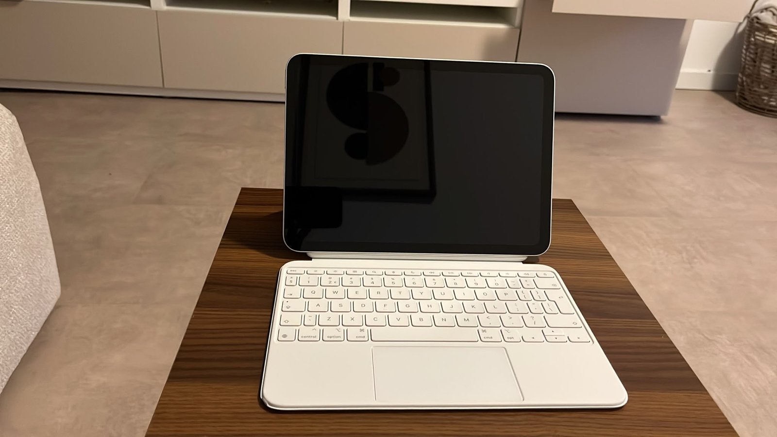 Magic Keyboard Folio voor iPad (A16), 10 inch, Gebruikt, Apple iPad, Wit