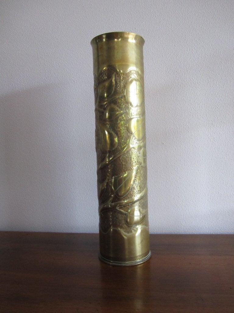 koperen huls 33,5 cm., Ophalen of Verzenden, Koper