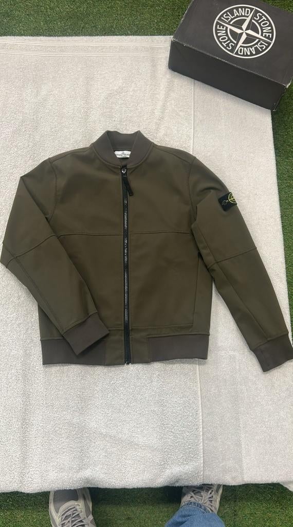 Stone Island Soft Shell jas regen windbreaker - XS, ., Ophalen of Verzenden, ., Groen