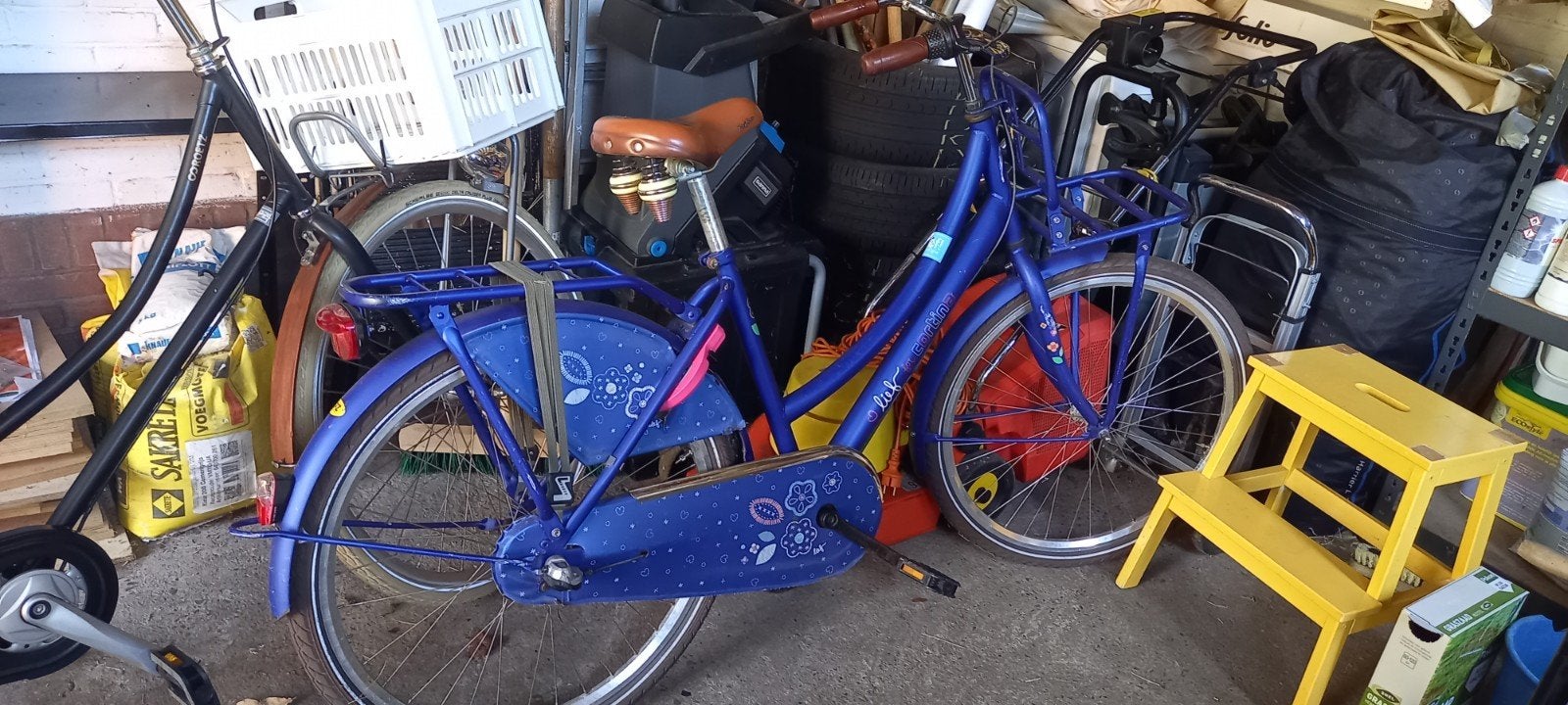 cortina meisjesfiets 26 inch blauw, Ophalen of Verzenden, Gebruikt, Cortina