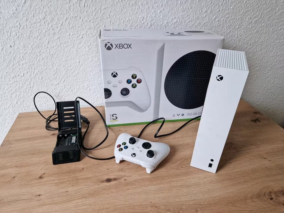 Xbox Series S (512 GB) + Controller + Doos, Spelcomputers en Games, Ophalen of Verzenden, Zo goed als nieuw, Xbox Series S