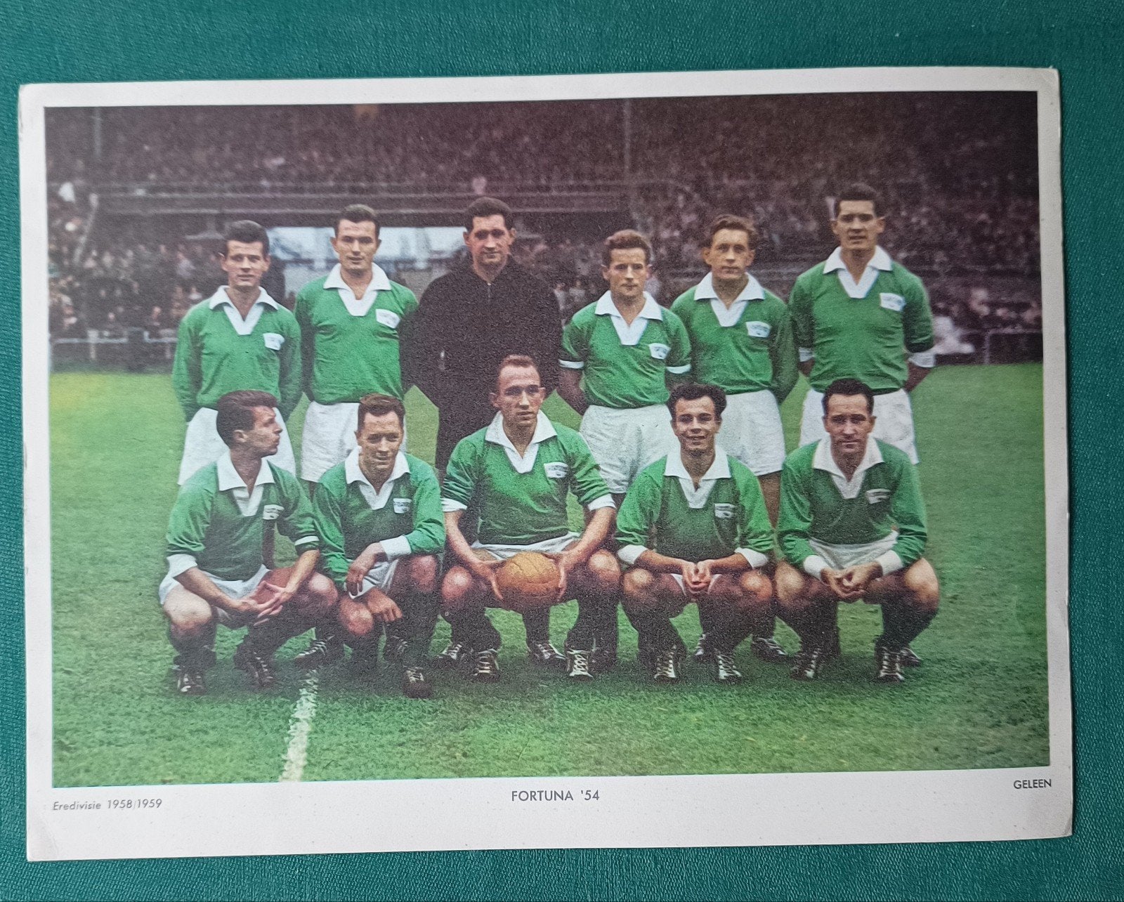 4x Esso Verzamelplaten Eredivisie 1958/1959, Ophalen of Verzenden, Gebruikt, NAC Breda, Poster, Plaatje of Sticker