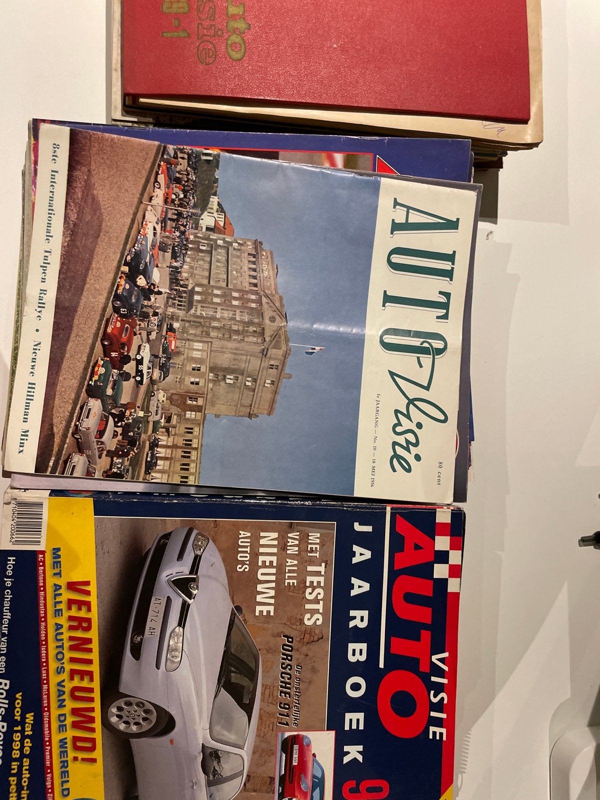 Verzameling Auto Visie Tijdschriften + Jaarboeken, Boeken, Ophalen of Verzenden, Gelezen, Algemeen