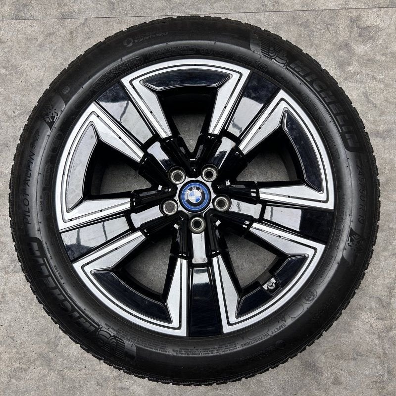 19 inch originele velgen + winterbanden BMW IX3 G08 842, Auto-onderdelen, 19 inch, -, -, Banden en Velgen