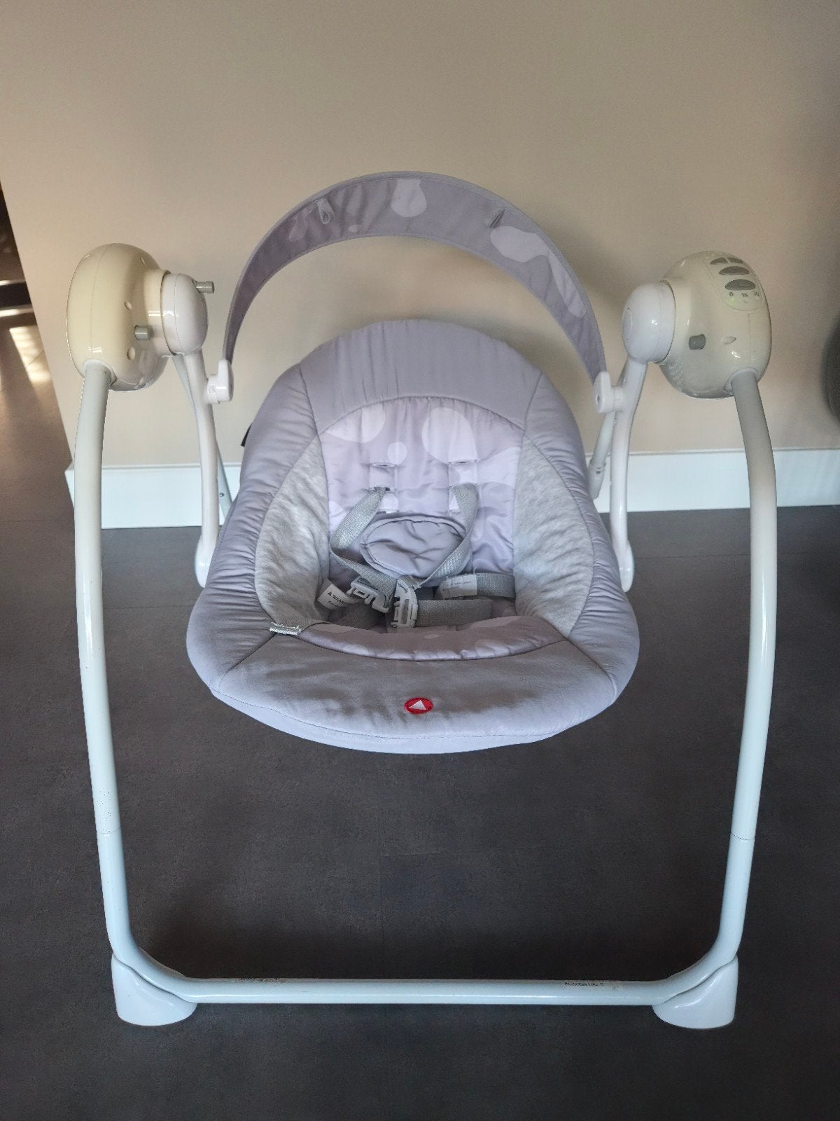 Elektrische Babyschommel / Swing - Topmark Noa (Grijs), Ophalen, Gebruikt