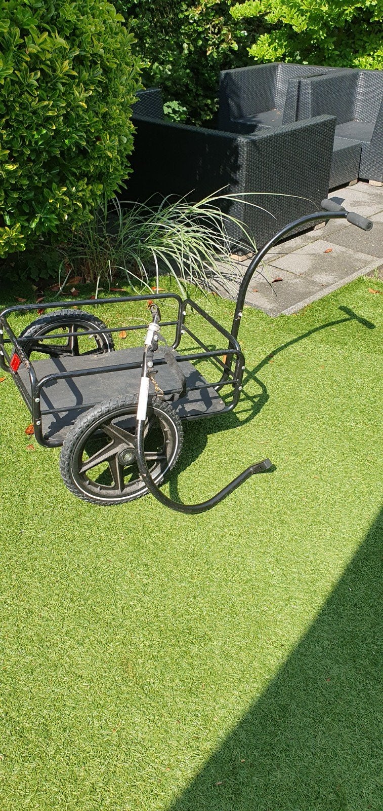 Stevige fietskar en/of handkar, Fietsen en Brommers, Fietsaccessoires | Aanhangers en Karren, Ophalen, Gebruikt, Onbekend, Bagagekar