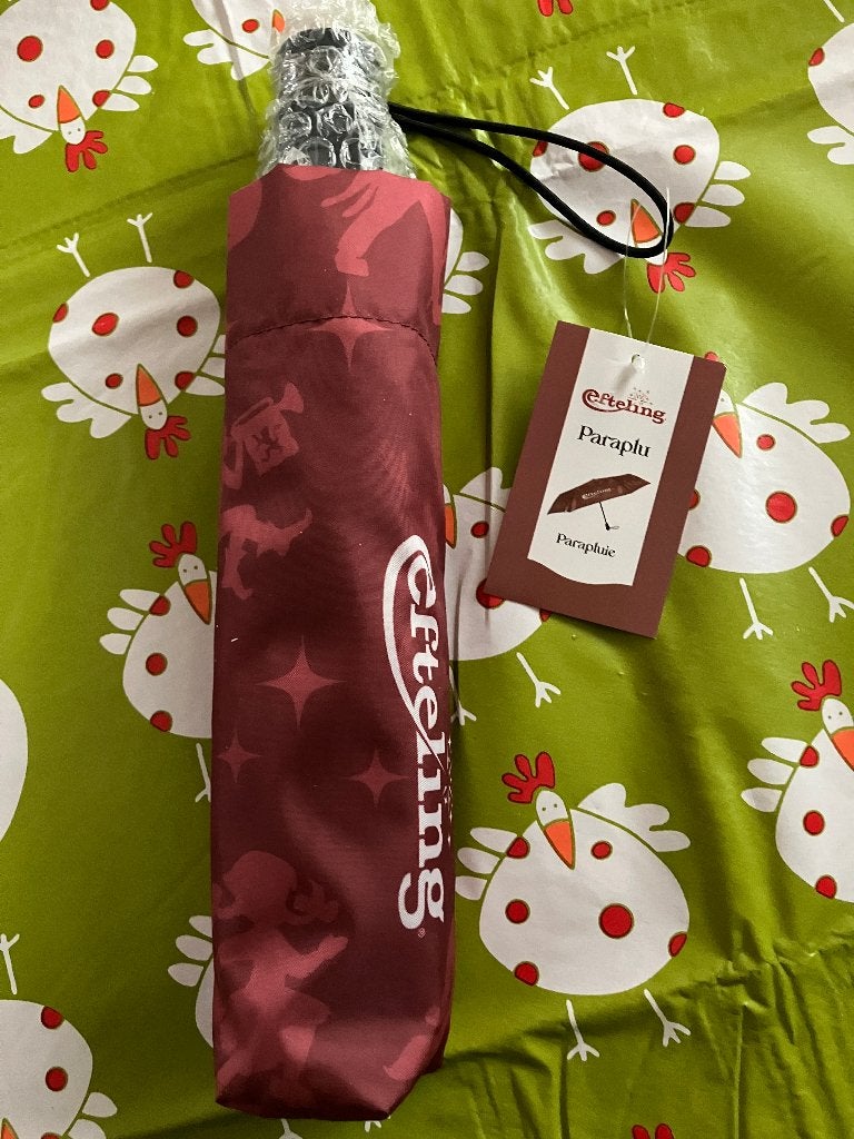 Nieuwe rood kleurige paraplu Efteling ( sprookjesbos ), Verzamelen, Ophalen of Verzenden, Nieuw