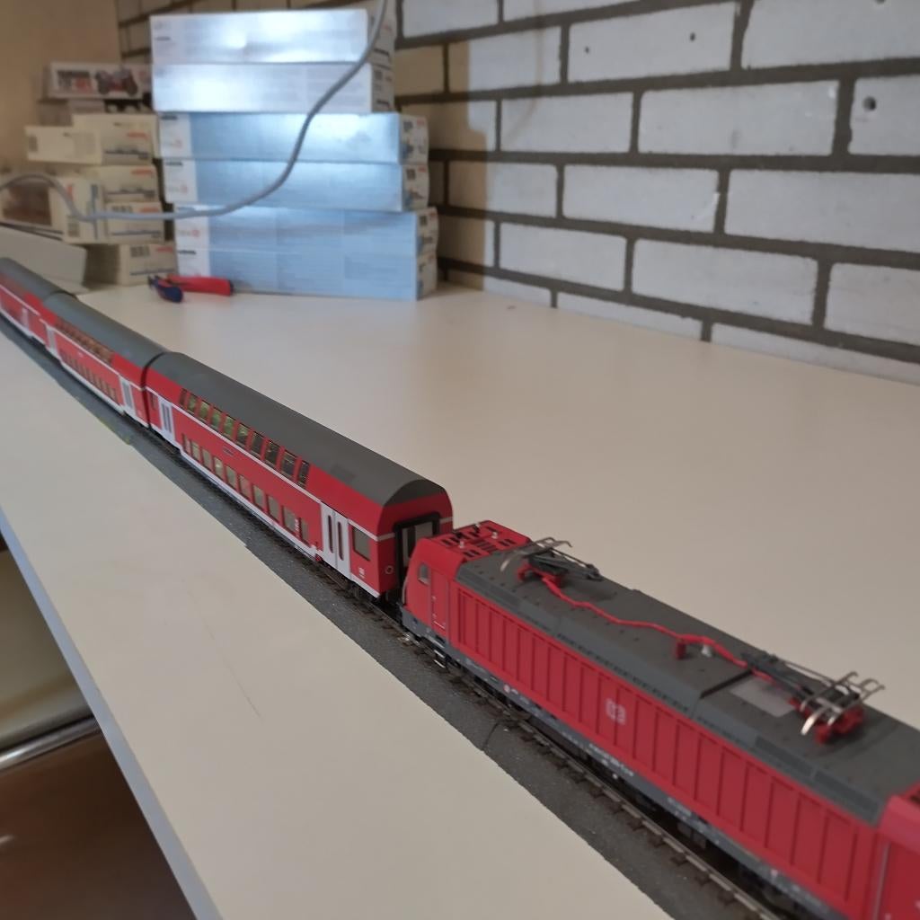 Marklin wagons met  nieuwe lok 36637 met sound in onvp, Hobby en Vrije tijd, Modeltreinen | H0, Wisselstroom, Treinset, Nieuw