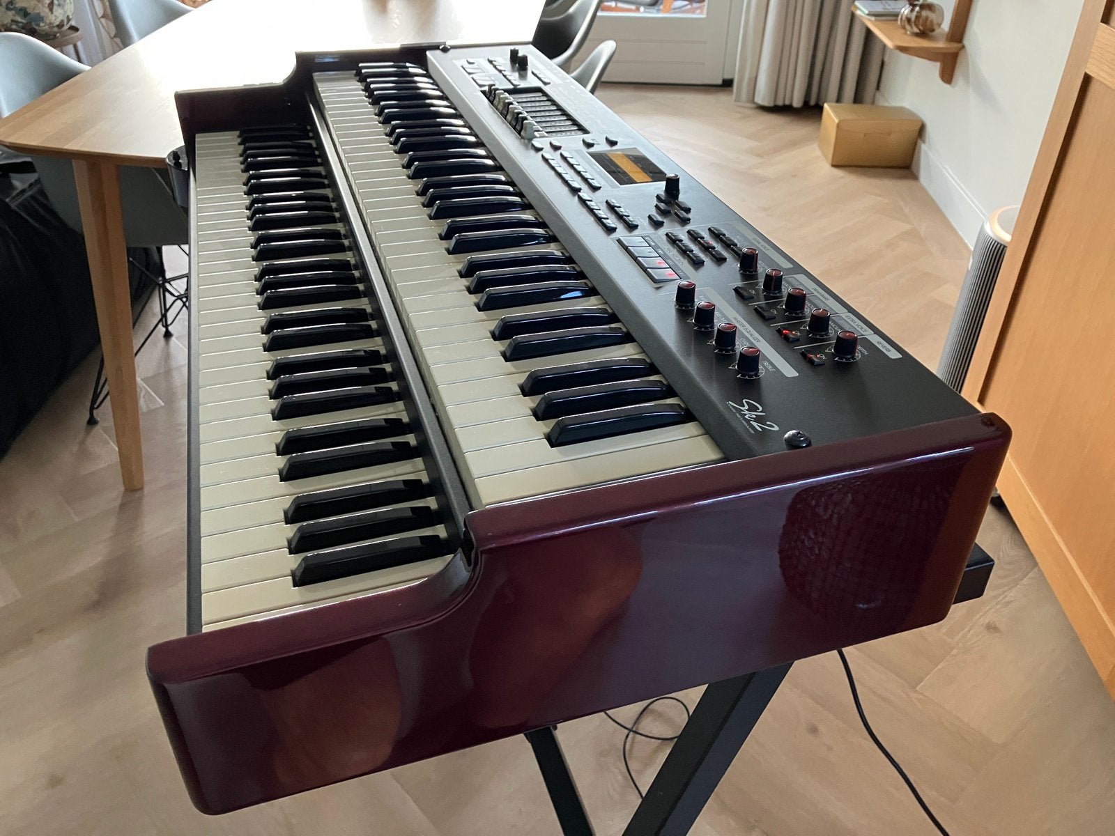 Hammond SK2 stage keyboard in zgan staat met toebehoren, Overige merken, 61 toetsen, Ophalen of Verzenden, Zo goed als nieuw