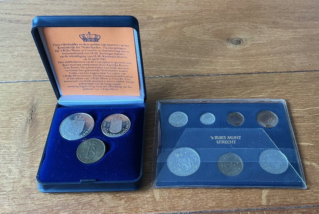 Sets munten Beatrix 1980, Ophalen, Koningin Beatrix, Overige waardes, Setje
