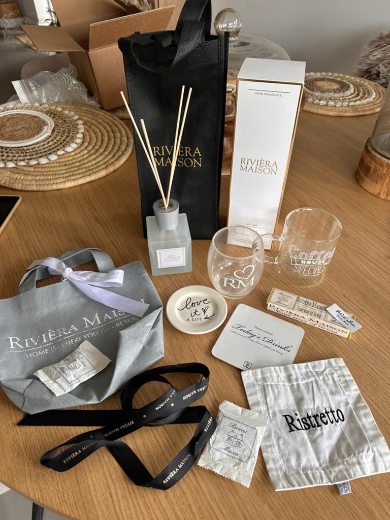 Riviera Maison pakket oude collectie - Leuke hebbedingetjes, Gebruikt, Meerkleurig, Ophalen of Verzenden, Landelijk