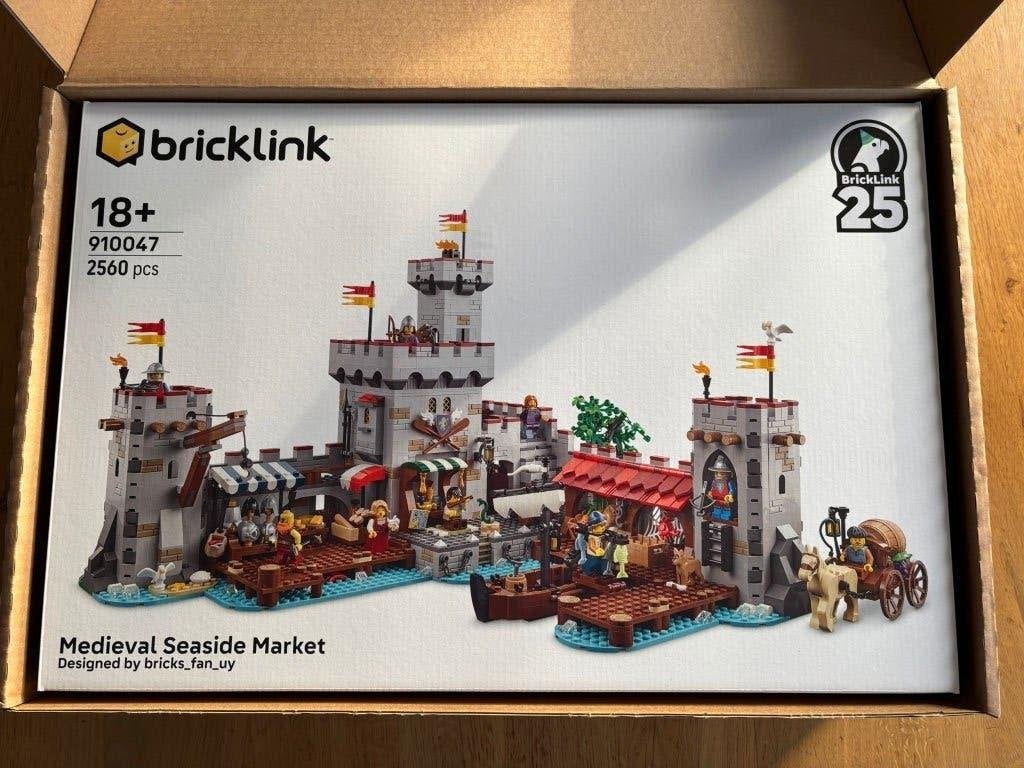 Lego Bricklink Middeleeuwse markt aan zee 910047 MISB, Kinderen en Baby's, Speelgoed | Duplo en Lego, Nieuw, Lego, Complete set