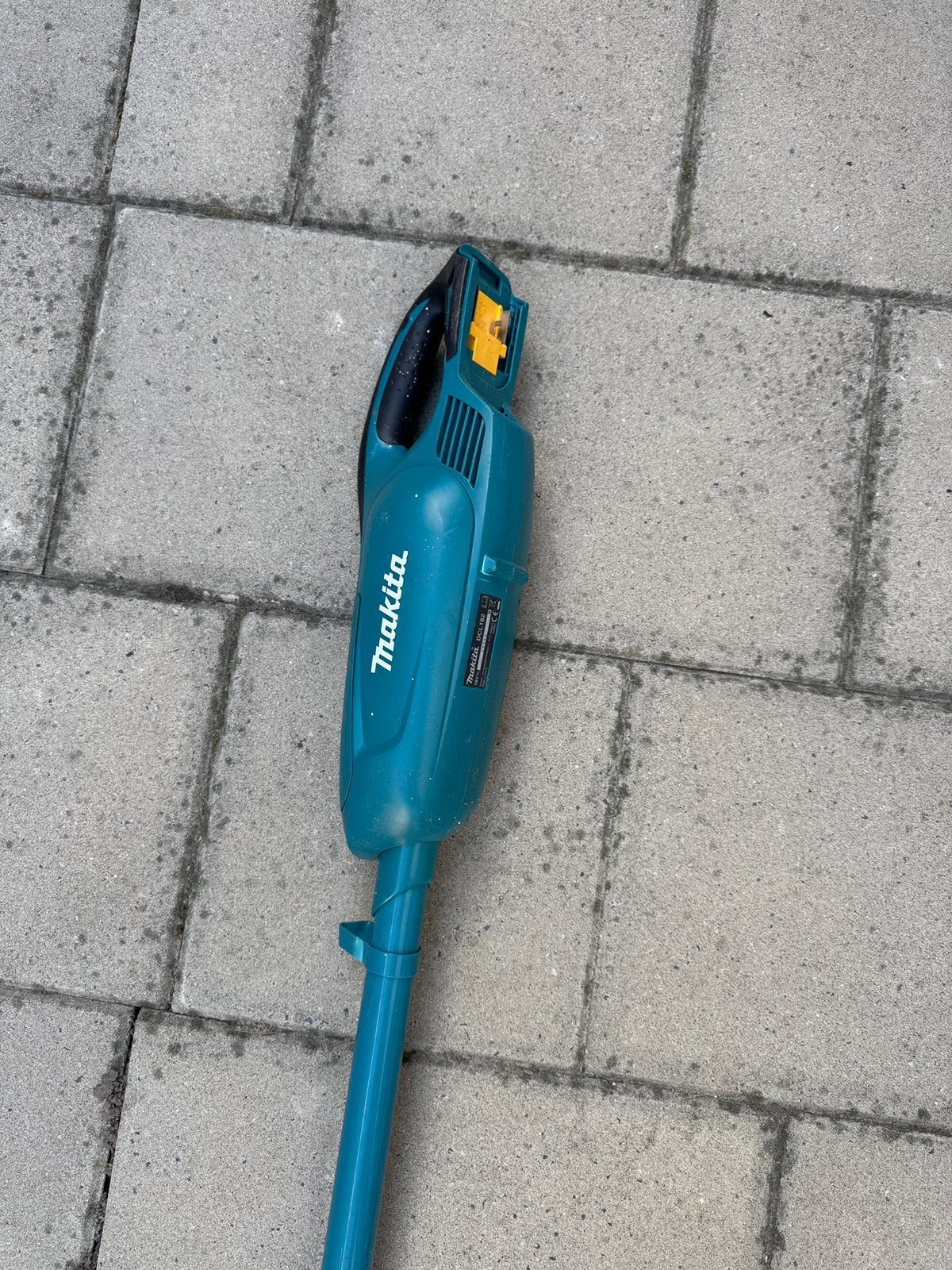 Makita stofzuiger, Ophalen, Gebruikt