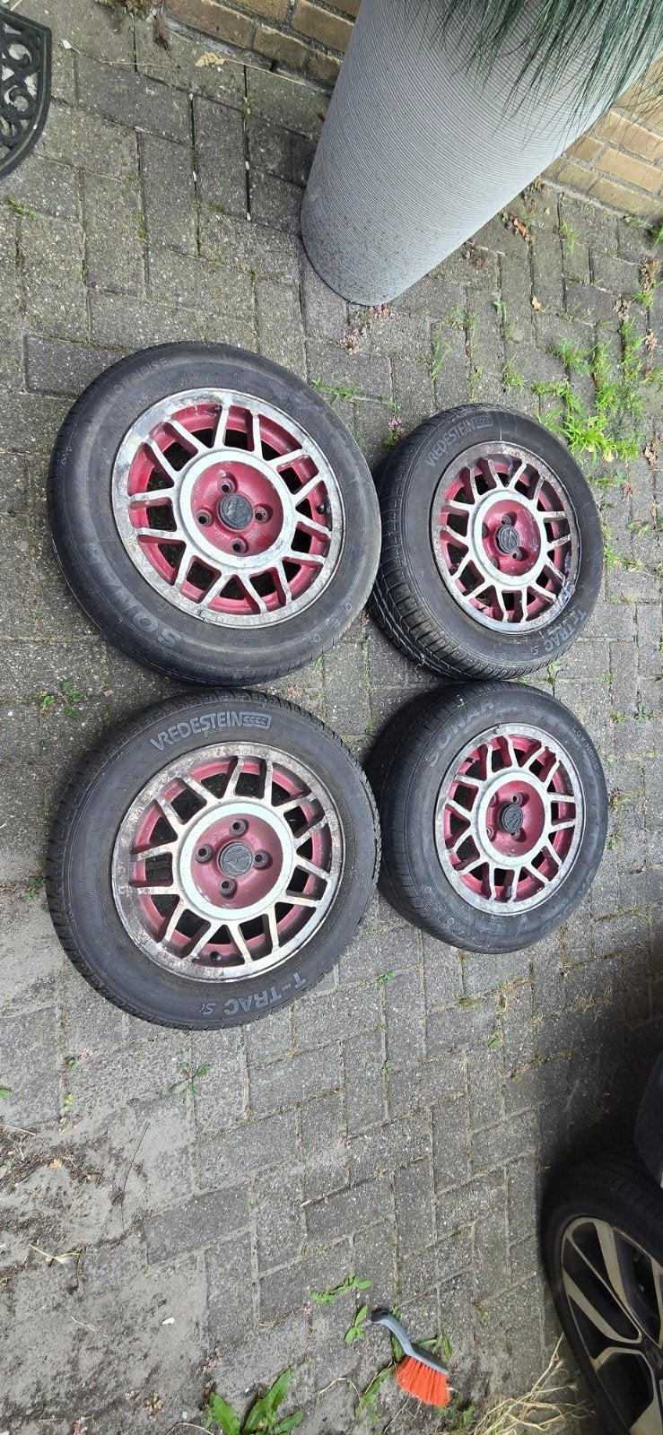 Golf 1 snowflake velgen 14 inch 6j et 38 orgineel opknapset, Ophalen, Gebruikt