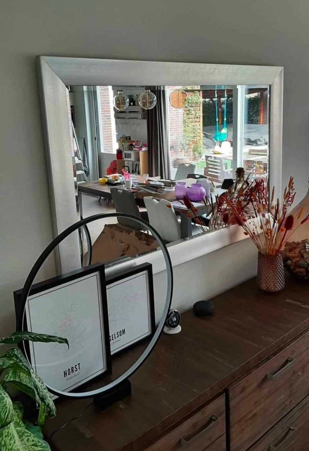 Spiegel - GRATIS, Huis en Inrichting, Woonaccessoires | Spiegels, Ophalen, 125 cm of meer, Zo goed als nieuw, Minder dan 100 cm