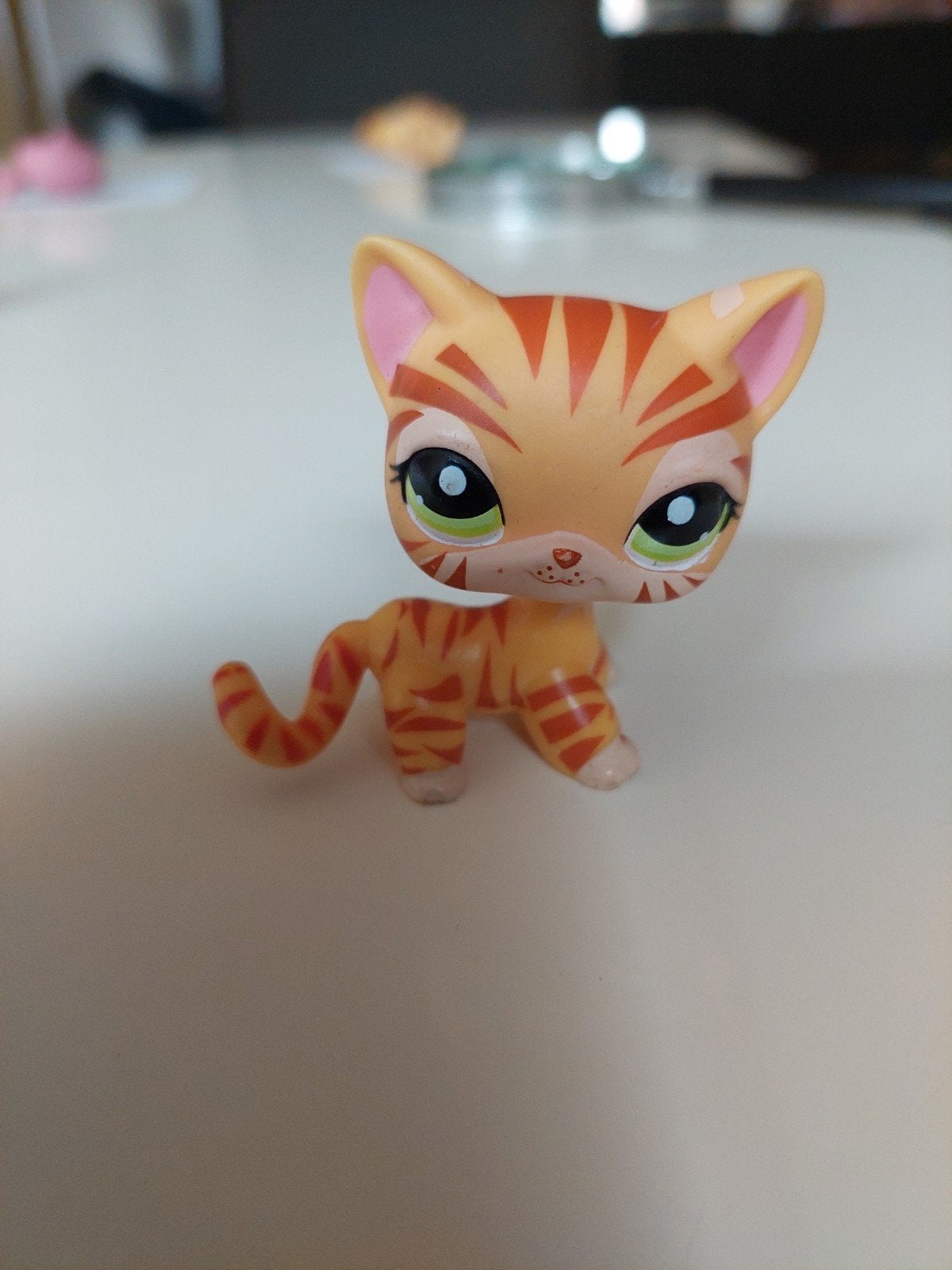 Littlest Pet Shop (LPS) katje met tijgerstrepen," 1451", Ophalen of Verzenden, Zo goed als nieuw