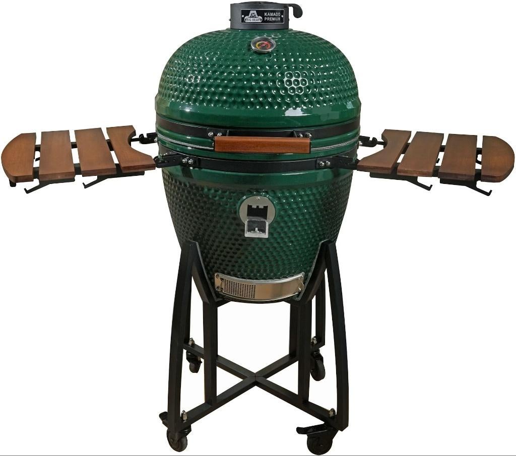 Big Bear Kamado XL Green 21inch, Tuin en Terras, Houtskoolbarbecues, Ophalen, Nieuw, Overige