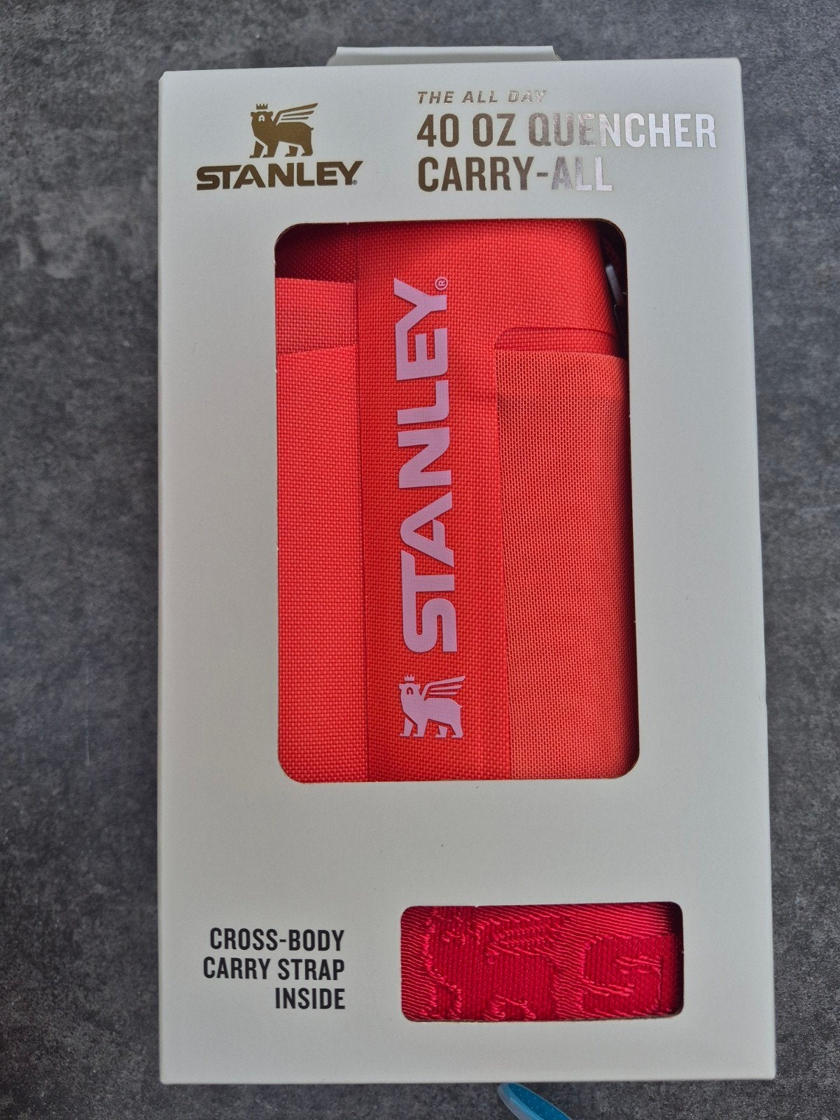 Stanley 40 oz Quencher Carry-All - Koraal, Ophalen of Verzenden, Nieuw, Rood, Overige typen