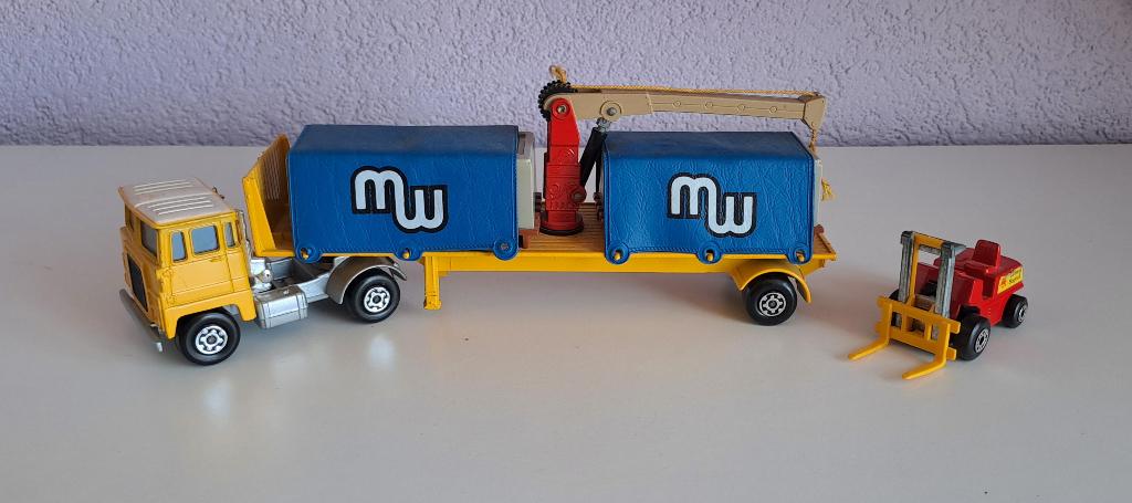 Matchbox SuperKings K-33 Scammell Cargo Hauler, Ophalen, Zo goed als nieuw, Bus of Vrachtwagen