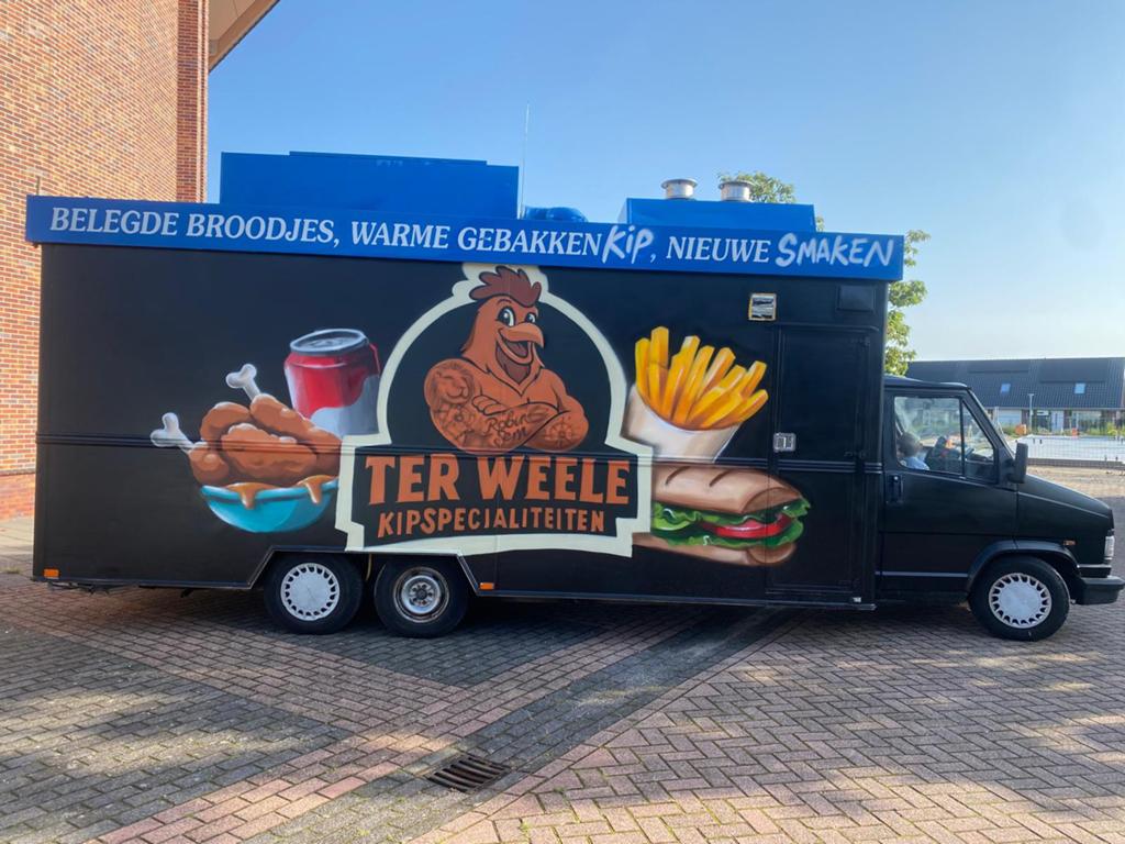 Verkoopwagen/foodtruck, Ophalen