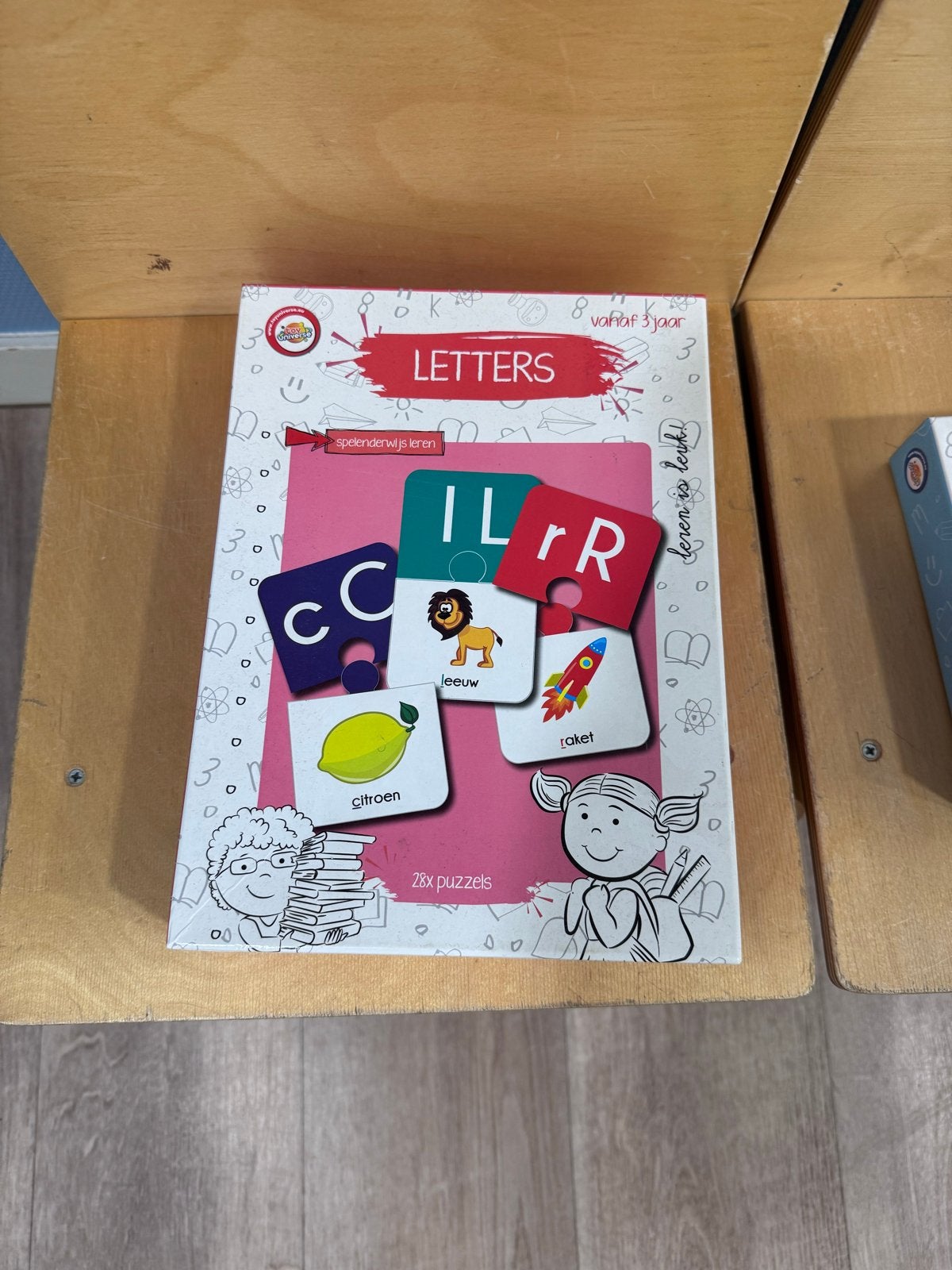 Educatieve puzzels: Letters en Alfabet leren (2 stuks), Ophalen, Gebruikt, Puzzelen