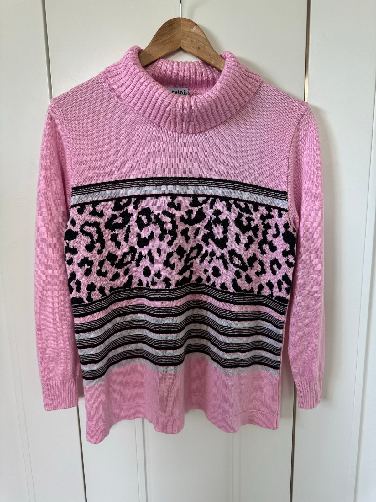 Mersini coltrui maat M roze met luipaardprint, Ophalen of Verzenden, Zo goed als nieuw, Maat 38/40 (M), Roze