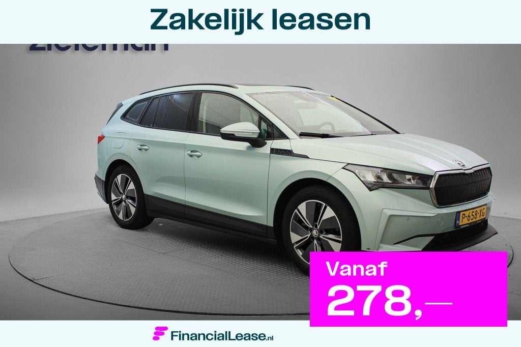 Skoda Enyaq iV 60 - Panorama, Carplay, Camera, SOH 90.69%, Automaat, Dealer onderhouden, Gebruikt, Met garantie (alle)