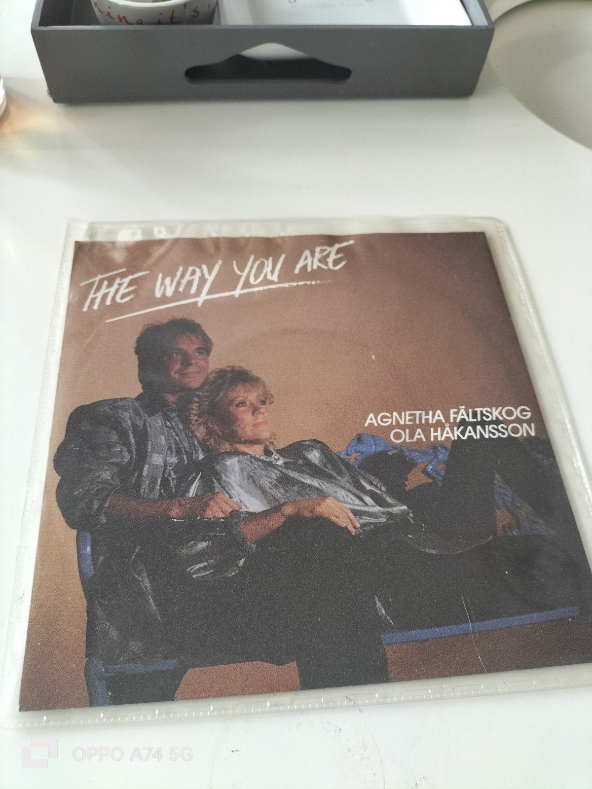 Agnetha Fältskog & Ola Håkansson - The Way You Are Single, Gebruikt, 7 inch, Ophalen of Verzenden, Pop