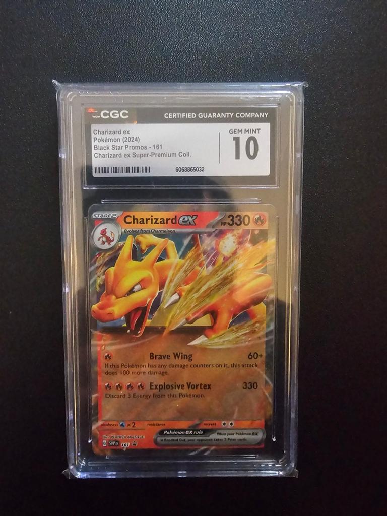 Charizard ex Pokémon (2024) Black Star Promos - CGC 10, Hobby en Vrije tijd, Verzamelkaartspellen | Pokémon, Ophalen of Verzenden