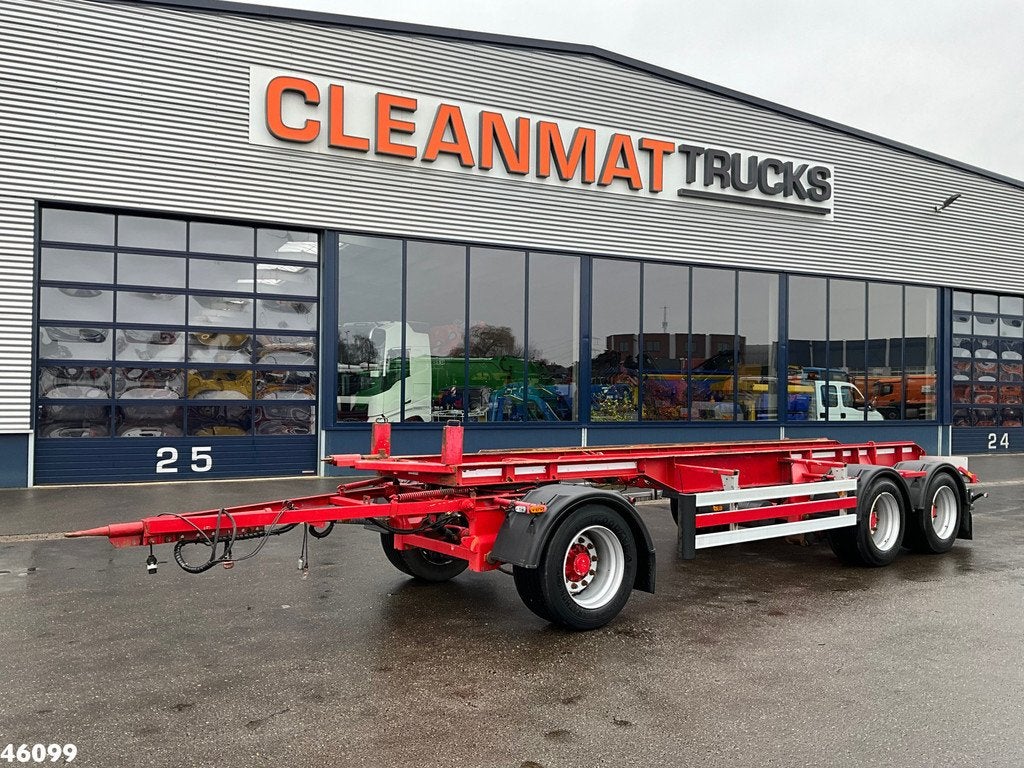 E.S.V.E. 3-assige containeraanhangwagen (bj 2009), Overige brandstoffen, Origineel Nederlands, Aanhangers en Opleggers, Te koop